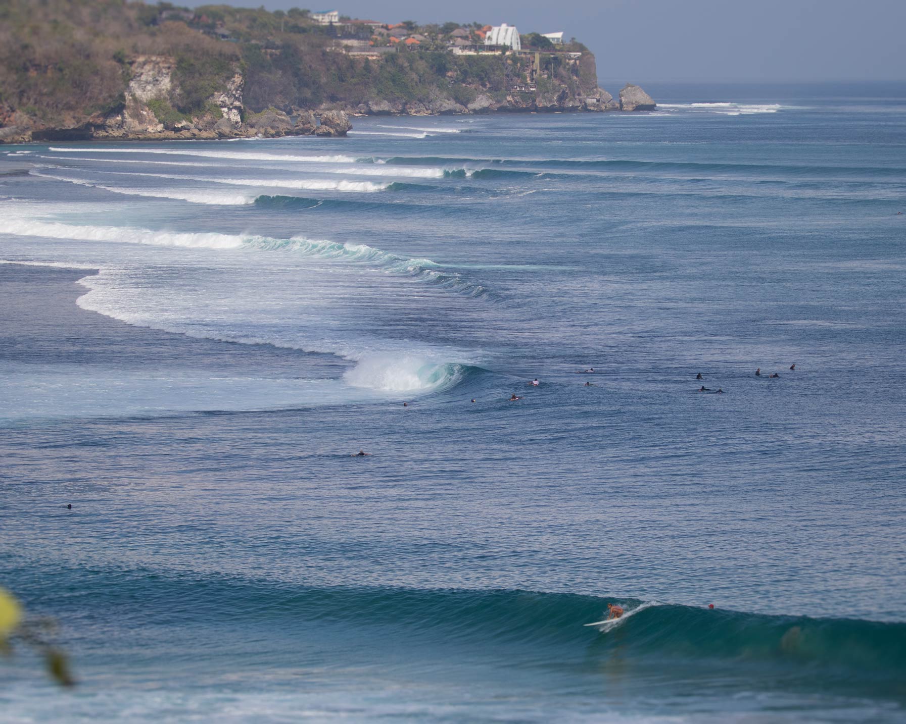 Excellent surf and surfers in Bali