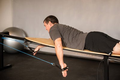 Surf Paddling on the Surf Paddle Trainer